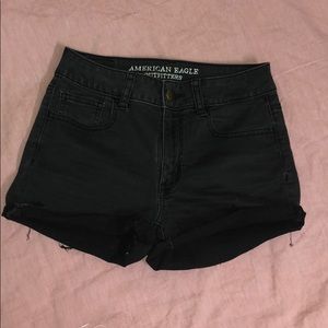 American Eagle Black Jean shorts